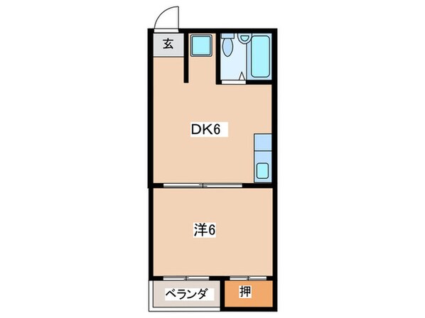 Calm 敷津の物件間取画像